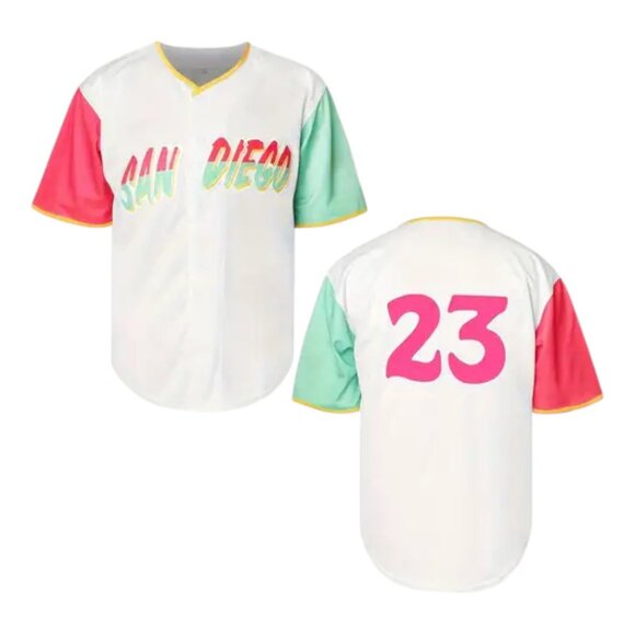 Unbranded Other - San Diego Padres Tatis Jr #23 Stitched Baseball Jersey White Men's X-Large XL